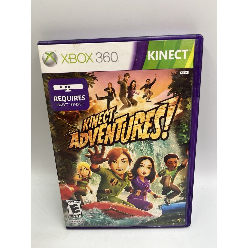 Kinect Adventures (Microsoft Xbox 360, 2010) Complete w/ Calibration Card